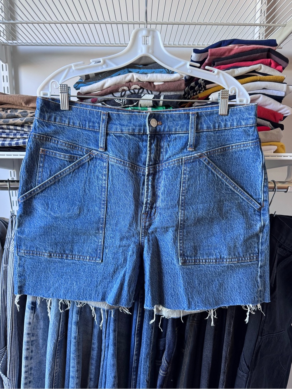 Madewell Blue Denim Jean Shorts